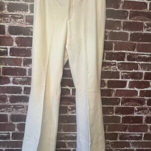 Gucci women’s white straighte pant lama wool